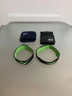 MIZUNOストッキングバンド2 NIKEリストバンド1
