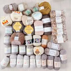【961】毛糸 まとめ売り 大量セット 42玉