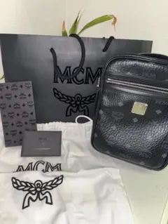 新品未使用□MCM エムシーエム ヴィセトス柄 レザーコインケース 