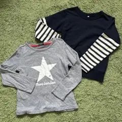 ★ 120•130cm 長袖カットソー 2点セット ★