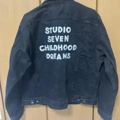 即購入◎「GU×STUDIOSEVENコラボ デニムジャケット ブラックXL」