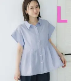 coca サッカータックブラウス　Lサイズ 田中里奈 新品