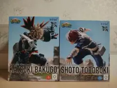 僕のヒーローアカデミア XrossLink フィギュア 爆豪勝己 轟焦凍