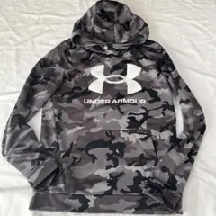 UnderArmourアンダーアーマー 迷彩　パーカー　裏毛　YXL160