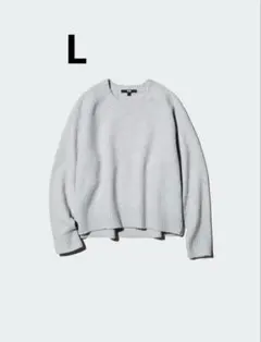 スフレヤーンクルーネックセーター ニット