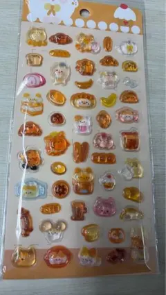 ぷっくりシール・パンとマリンのセット