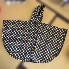 多色ドット柄ベビー・キッズ用ポンチョ・マント