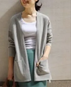 新品タグ付き★イエナ★ T/Cハイツイストルーズカーディガン IENA（イエナ） ニット コットンハイツイストルーズカーディガン