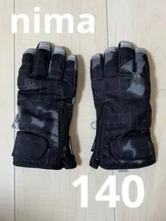 nima スキーグローブ ブラック　140