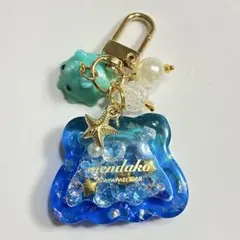 海色のメンダコ シャカシャカ キーホルダー チャーム シェイカー