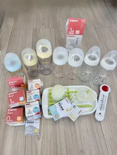 Pigeon & NUK 哺乳瓶 7本セット(ガラス4本)