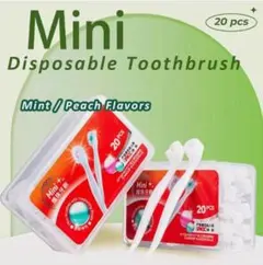 Mini Disposable Toothbrush 20個入り