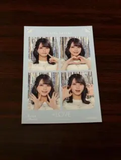 =LOVE 佐々木舞香 8周年ツアー 4カットフォト