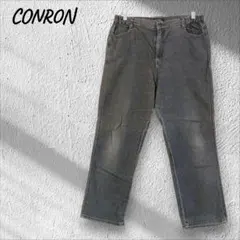 コンロン ストレートデニムパンツ ポケット 大きいサイズ 3L ジーンズ