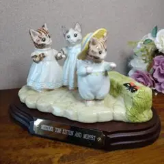 ロイヤルドルトン こねこのトムのおはなし 台座付きタブロー（やや訳あり）B
