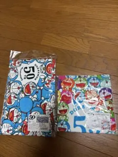 ドラえもん　50周年　タオル　二点セット売り