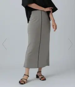 最終レプシィム　アソート柄14ゲージニットナロースカート