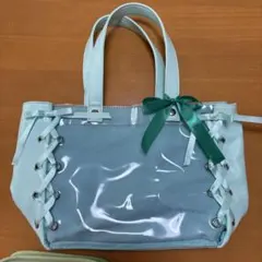 WEGO 痛バ ミントグリーン 緑 リボン 編み上げのサムネイル