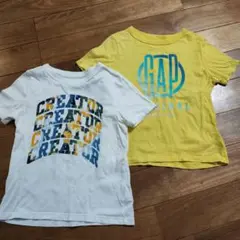 GAP キッズ Tシャツ 2枚セット XS