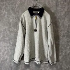 メイドインアメリカUSA NAUTICAJEANS ハーフジップ スウェット L