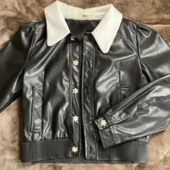 【 bibiy 】 レザー ライダース ジャケット