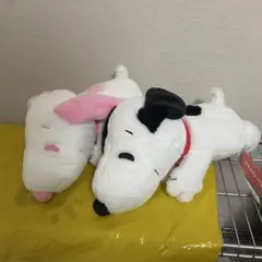 新品スヌーピー ぬいぐるみ 2体セット