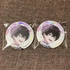 佐伯イッテツ ART OF NIJISANJI マット箔押し缶バッジ 2個セット