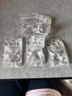 サンキャッチャーSWAROVSKI クリスタルパーツ5個送料込