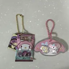 マイメロディ パッケージチャーム　キャラパキ　キーホルダー　2点　おまけ付き