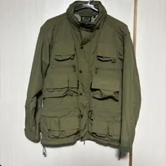 AIGLE カメラマンジャケット　カーキ Sサイズのサムネイル