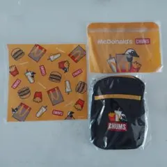 【新品未使用】CHUMS マクドナルド ポーチセット