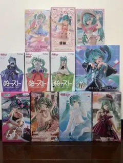 初音ミク プライズフィギュア まとめ売り 12種詰め合わせセット - メルカリ