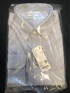 UNIQLO スリムフィット ストライプ ワイシャツ XXL