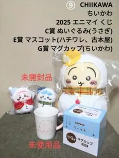 ちいかわ エニマイくじ うさぎ C賞 ぬいぐるみ E賞 ハチワレ G賞 カップ