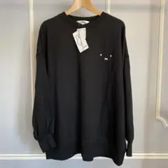 BA375 miffy スウェット 薄手 ブラック タグ付き新品