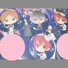 ひきフェス 2017 缶バッチ あほの坂田（となりの坂田）・うらたぬき・luz