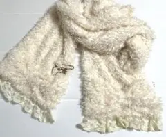 LIZ LISA リズリサ リボンモチーフ クリップ付きふわふわマフラー 平成