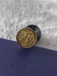 シーリングワックス・金色装飾スタンプ・T