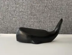 那智黒石製文鎮 マッコウクジラ 置物のサムネイル