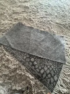 値下げ☆リバーシブル　カシミアマフラー　クリーニング済