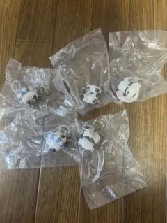 たれぱんだ　めじるしアクセサリー　5体まとめ売り