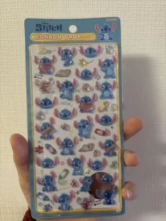 スティッチ ボンボンドロップシール らくがき
