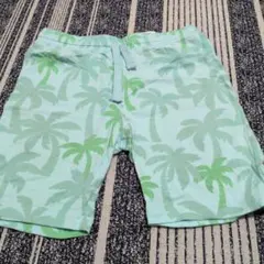 H&M パームツリー柄 ハーフパンツ US 7