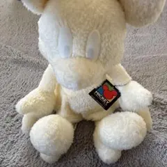 タグ付新品】ディズニー ミッキー 特大ぬいぐるみ 白 ホワイト 約100cm