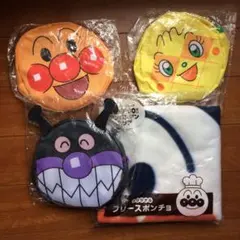 アンパンマン 非売品 ショルダーバッグ、フリースポンチョ