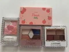 ETUDE CANMAKE アイシャドウパレット パウダーチーク　4点セット