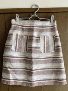 リリーブラウン　ミニスカート　ツイード　タイト