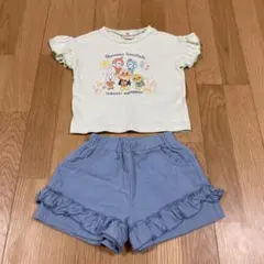 バースデイ　アンパンマン半袖Tシャツ90サイズ　ショートパンツ95サイズ　美品