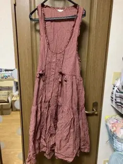 PINKHOUSE ノースリーブ スウェット ワンピース ワッペン ピンクハウス