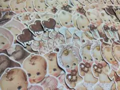 バレンタイン　ヴィンテージ　赤ちゃん　大容量 ダイカット　紙もの